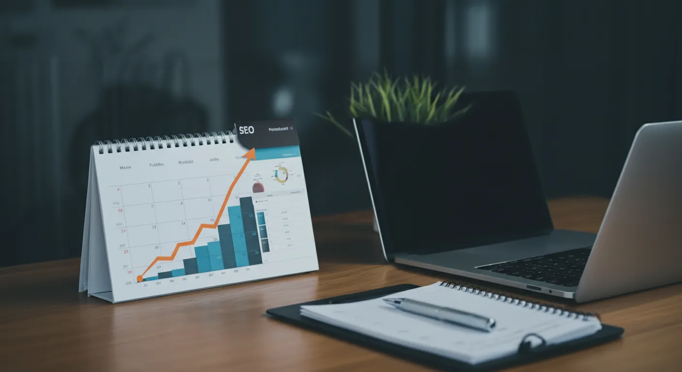 Featured image for How Long Does SEO Take? Realistic Timelines Professional scene related to how long does seo take to work?