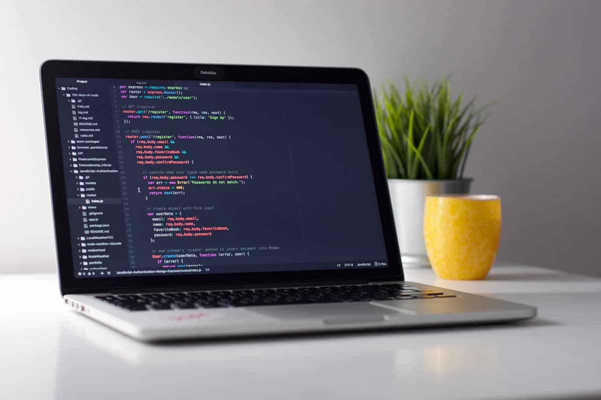 Featured image for Web Vitals 2026: TTFB, FCP, LCP, INP & CLS Explained Browser developer tools showing performance timeline metrics on a laptop screen