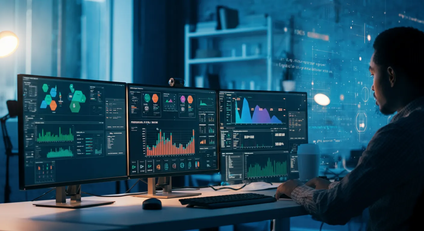 Developer comparing web frameworks for building an SEO-optimized website