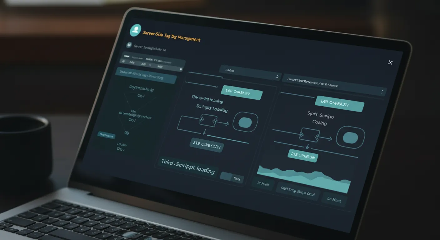 Dashboard showing website performance metrics after optimizing third-party script loading