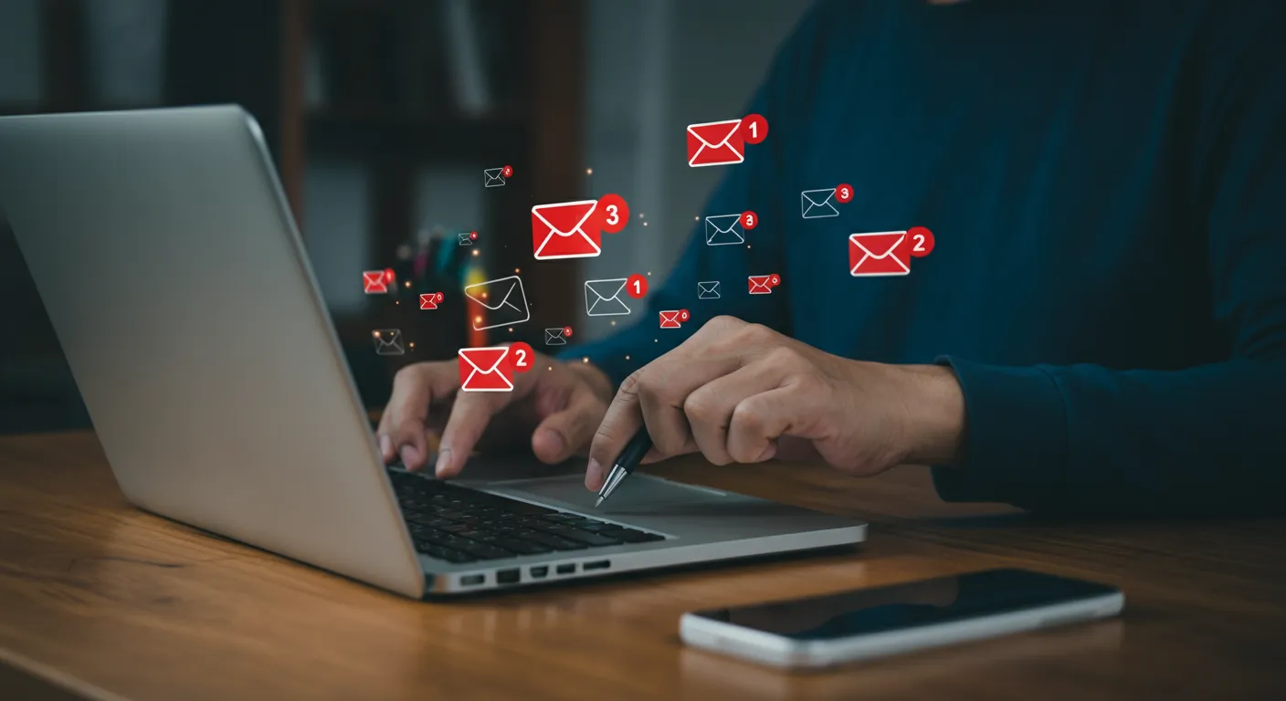 Professional scene related to email marketing for local businesses