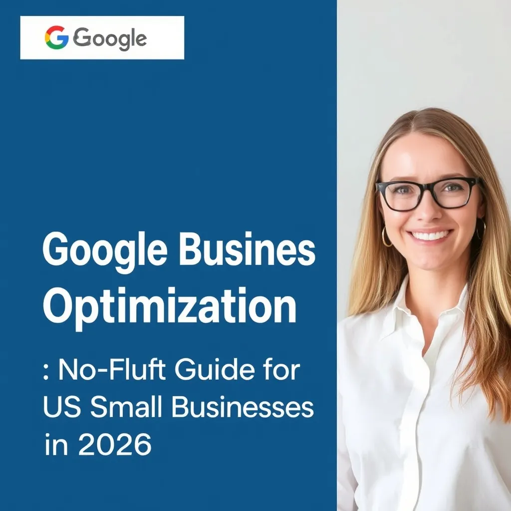 Google Business Profile listing on a mobile phone screen showing a local business with reviews and contact info