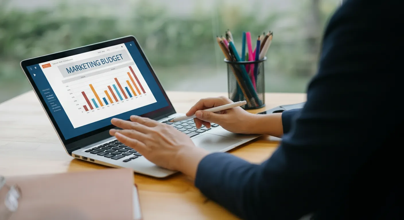 Professional scene related to how much does marketing cost for a small business?