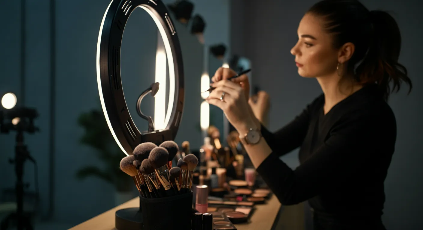 SEO strategies for beauty studio businesses showing search rankings and local map results