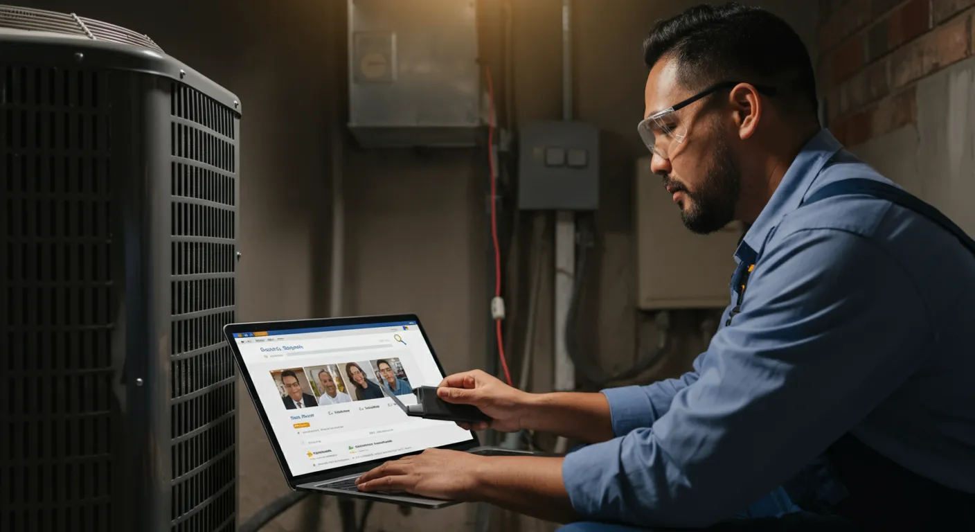 Professional scene related to seo for hvac companies: a complete guide