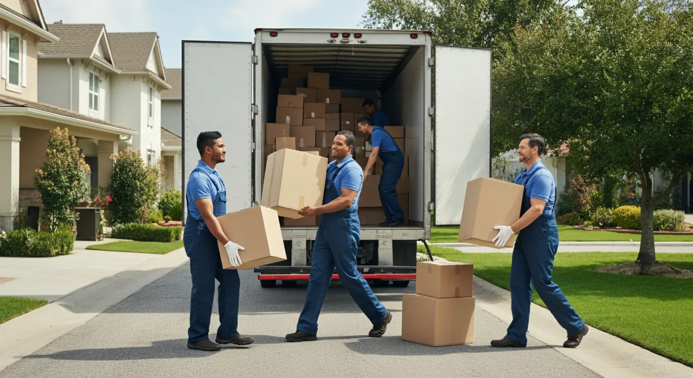 SEO strategies for moving services businesses showing search rankings and local map results