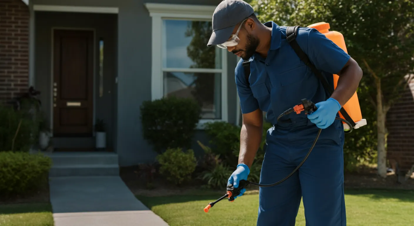 SEO strategies for pest control businesses showing search rankings and local map results