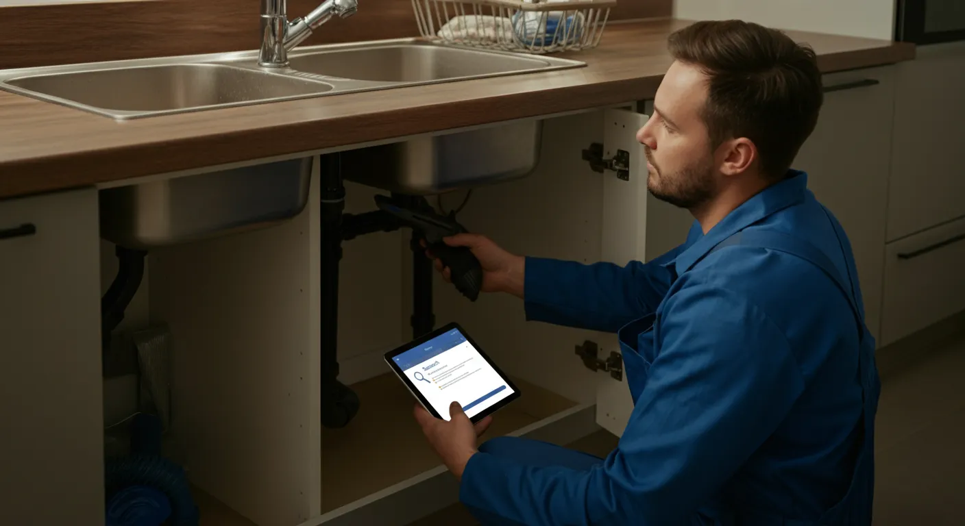 SEO strategies for plumbing businesses showing search rankings and local map results