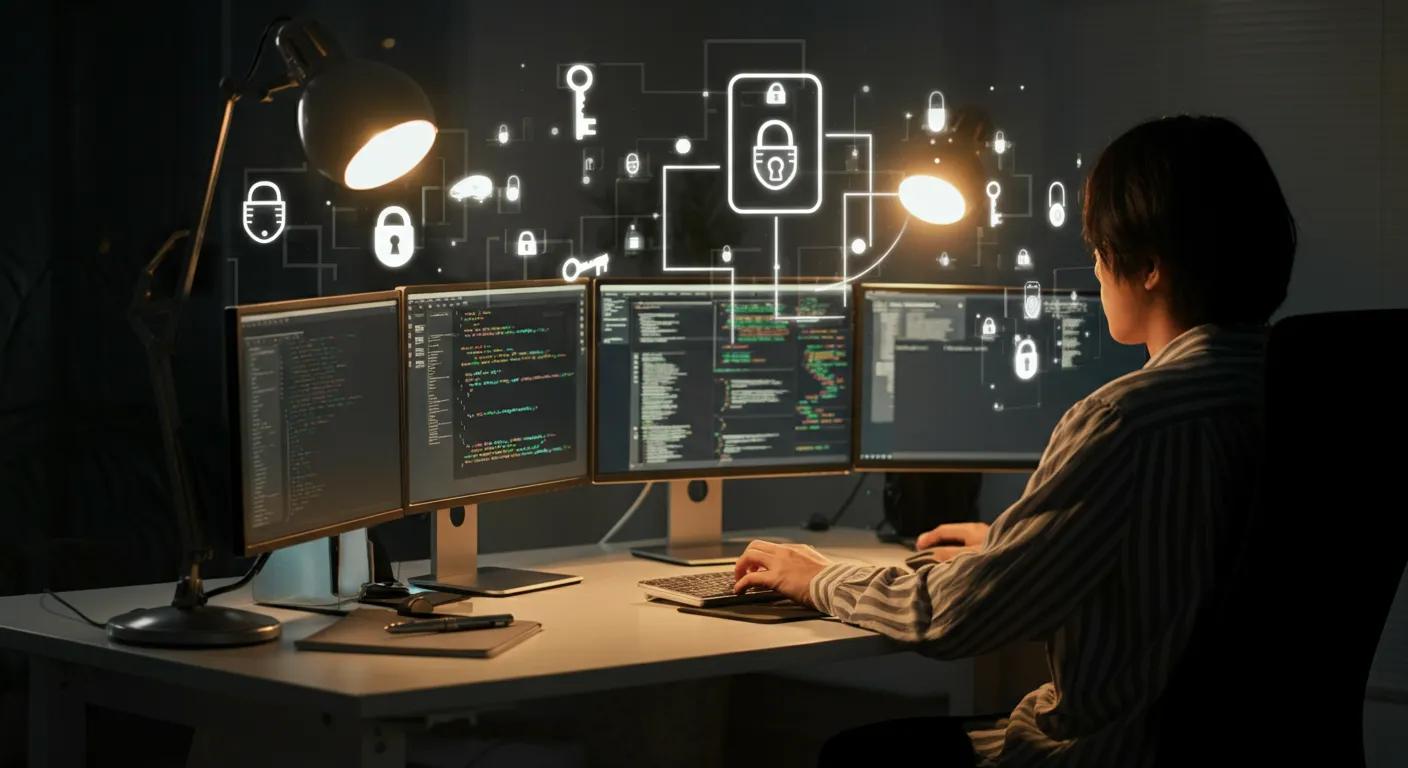 Small business owner holding the keys to their own website with full ownership and portability