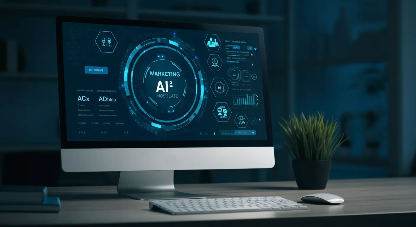 Professional scene related to what is ai marketing?