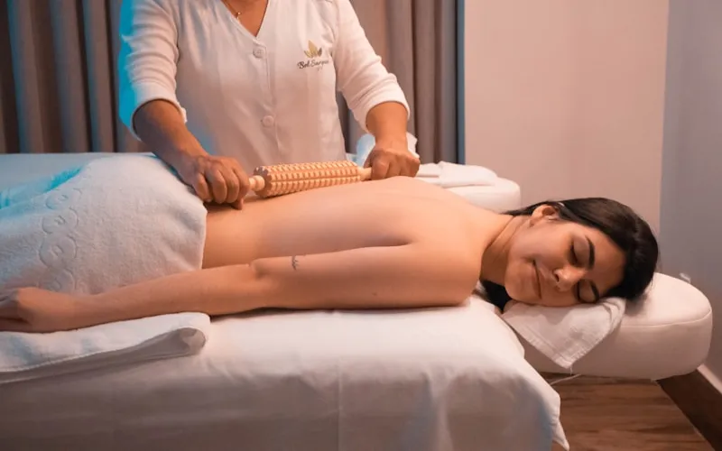 Med Spas & Aesthetic Clinics Med spa treatment room with modern aesthetic equipment and calming decor